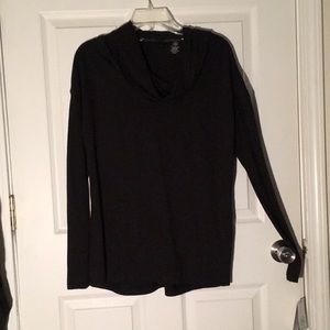 GAIAM Hooded Cowl-Neck Tunic